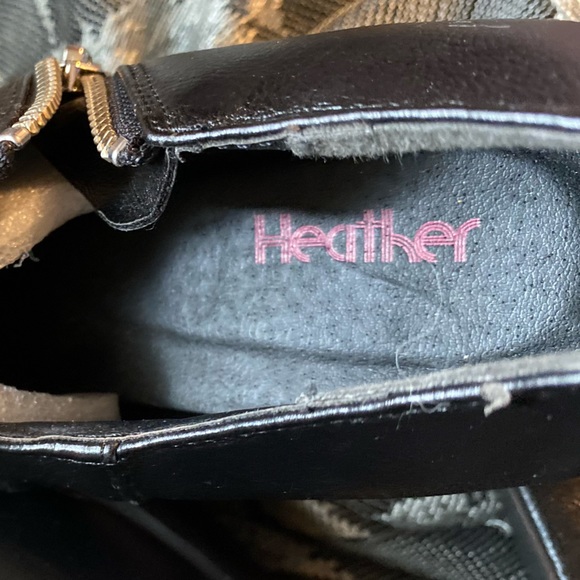 New Heather Black platform shoe back to school - Picture 10 of 12